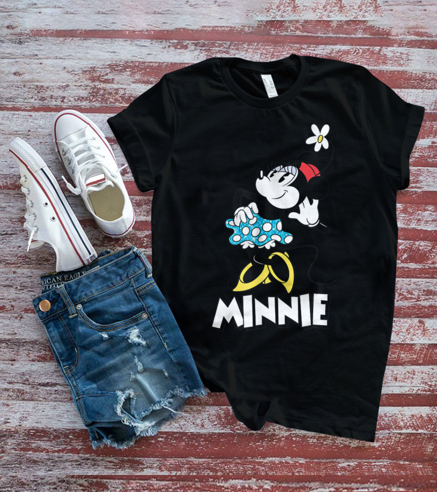 Disney Minnie Mouse Polka Dot Dress With Daisy Flower T-Shirt