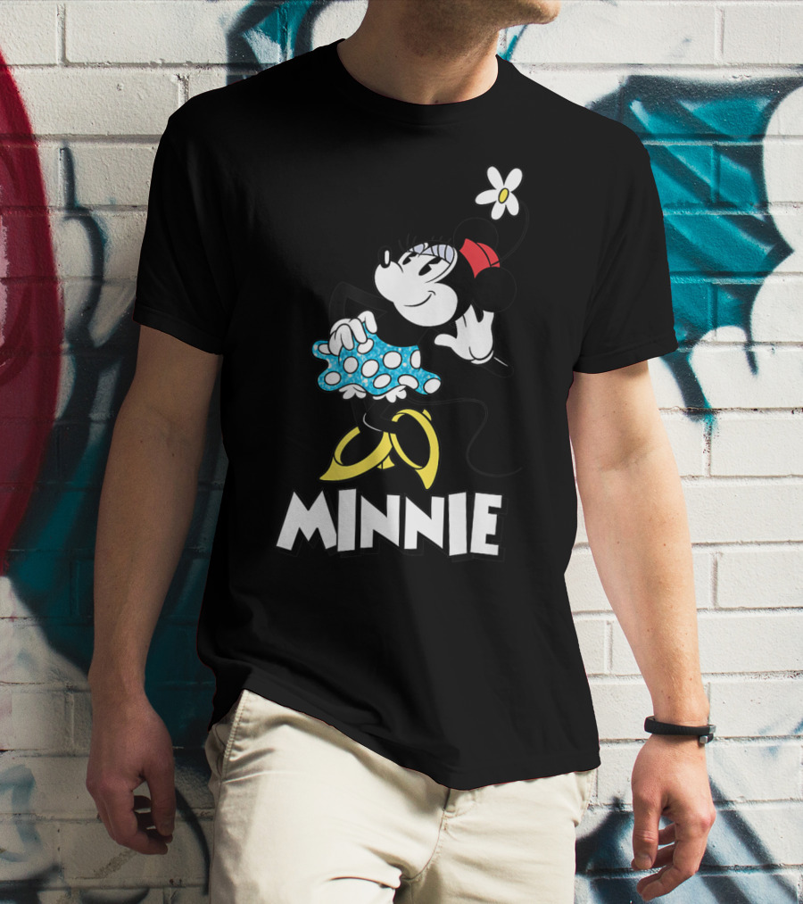 Disney Minnie Mouse Polka Dot Dress With Daisy Flower T-Shirt