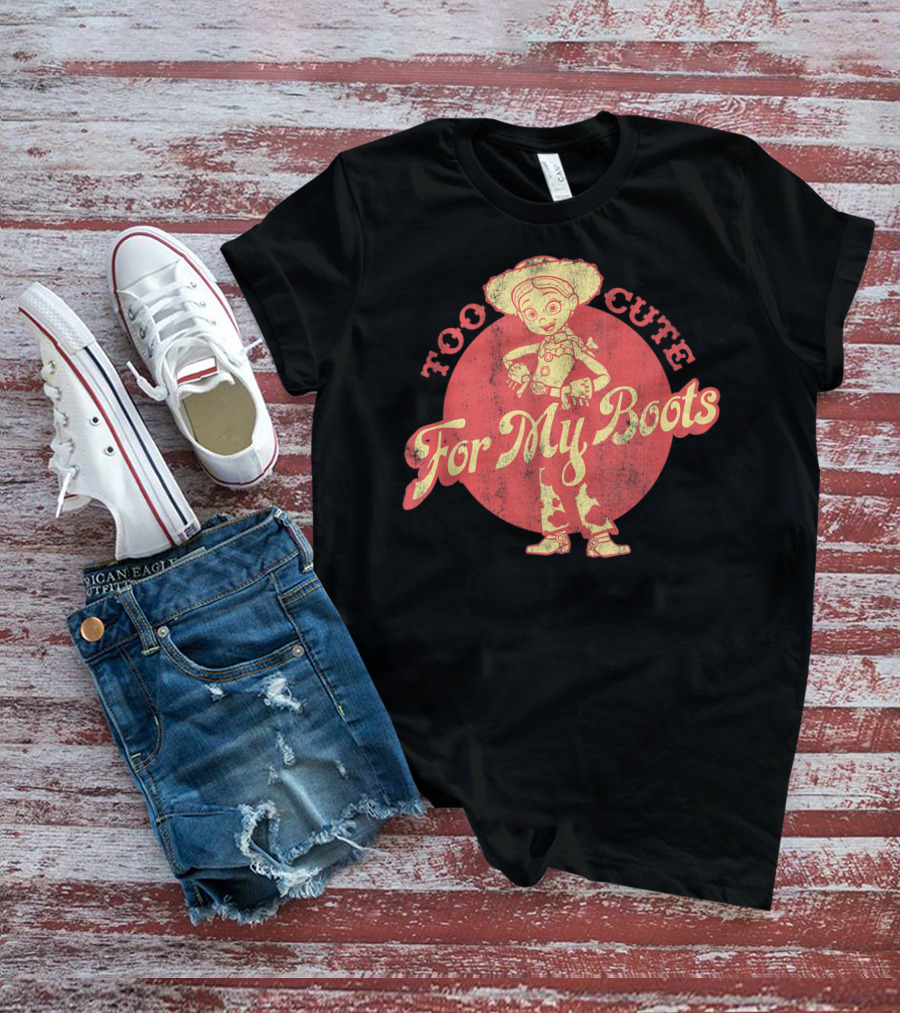 Toy Story 4 Jessie Too Cute For My Boots T-Shirt