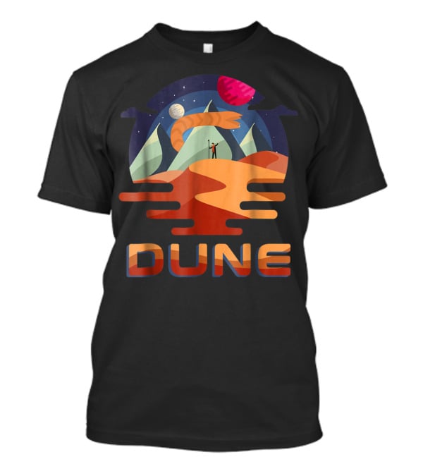 Dune Science Fiction Sci Fi Landscape Arrakis Planets Moon Desert Sand T-Shirt