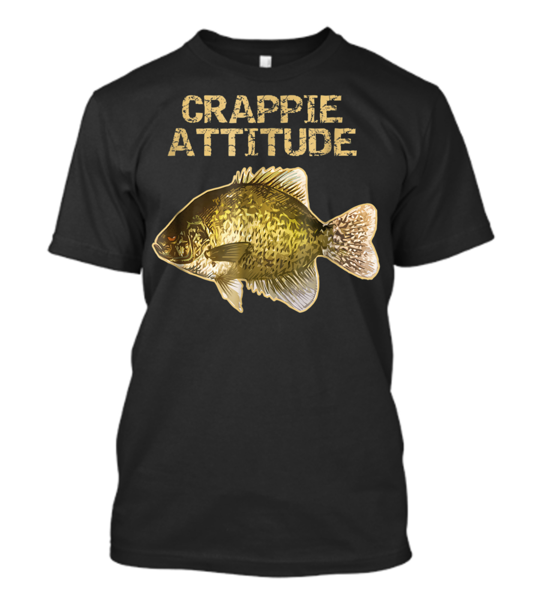 Crappie Attitude Crappie Fishing T-Shirt