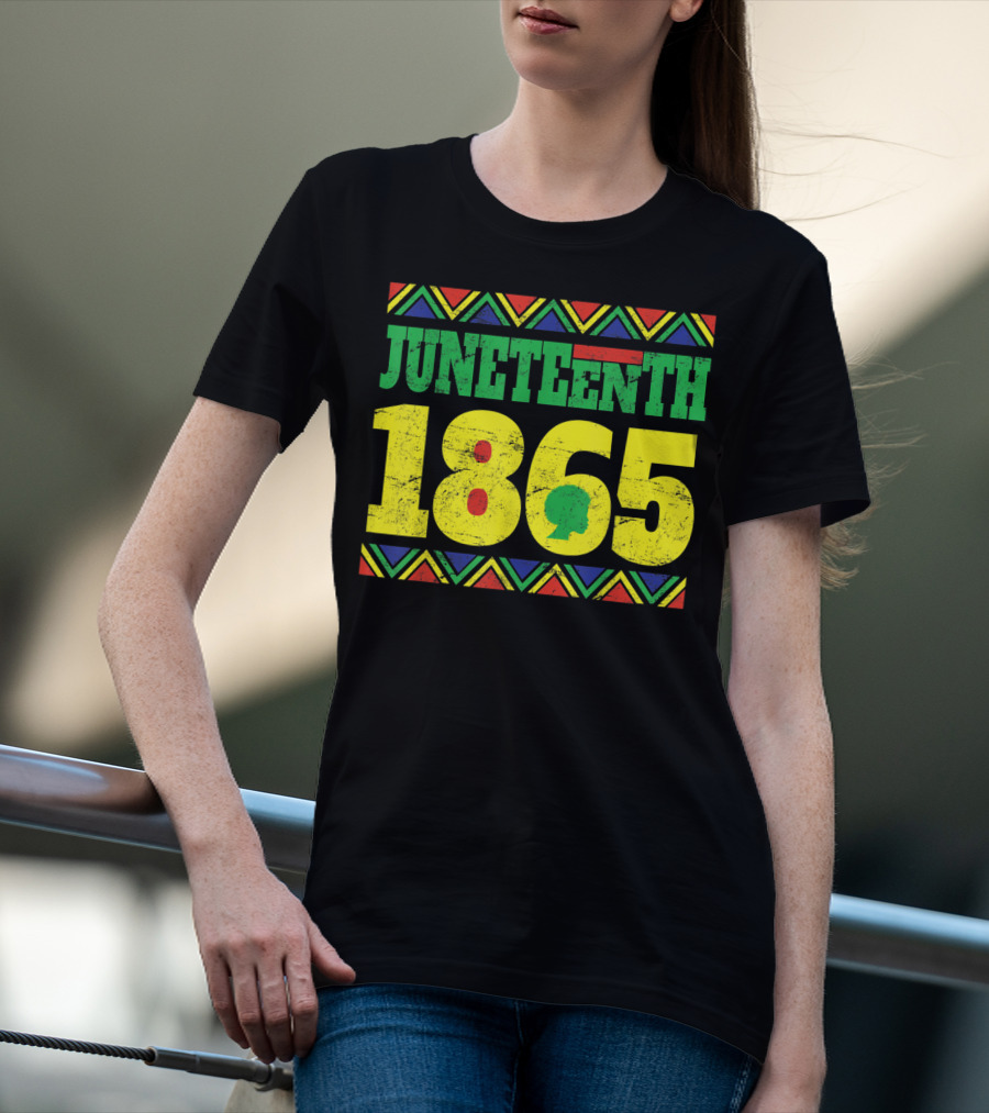 Juneteenth 1865 African Colors T-Shirt
