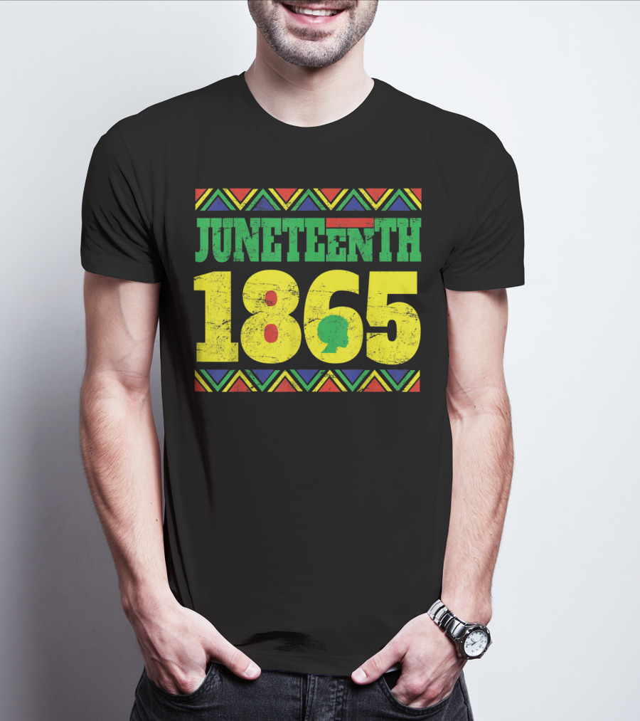 Juneteenth 1865 African Colors T-Shirt