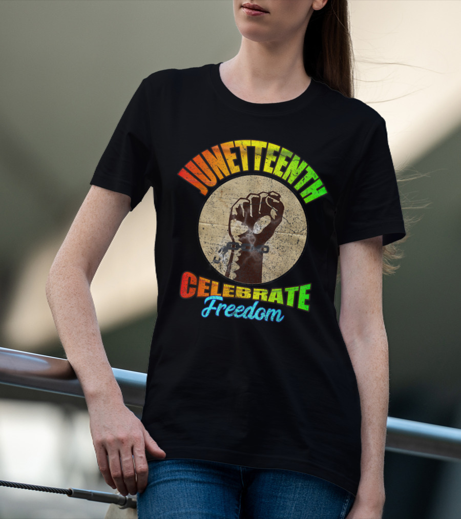 Juneteenth Celebrate Freedom End Of Slavery Abolished American T-Shirt