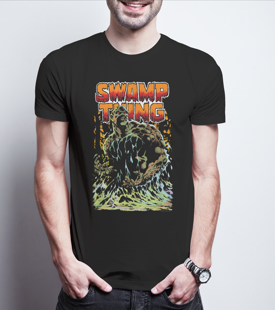 Justice League DC Swamp Thing Comic T-Shirt