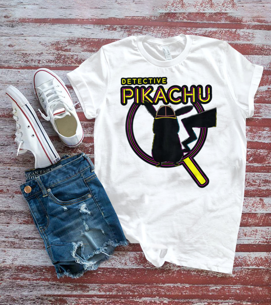 Detective Pikachu Magnify Pikachu Kids Iconic T-Shirt
