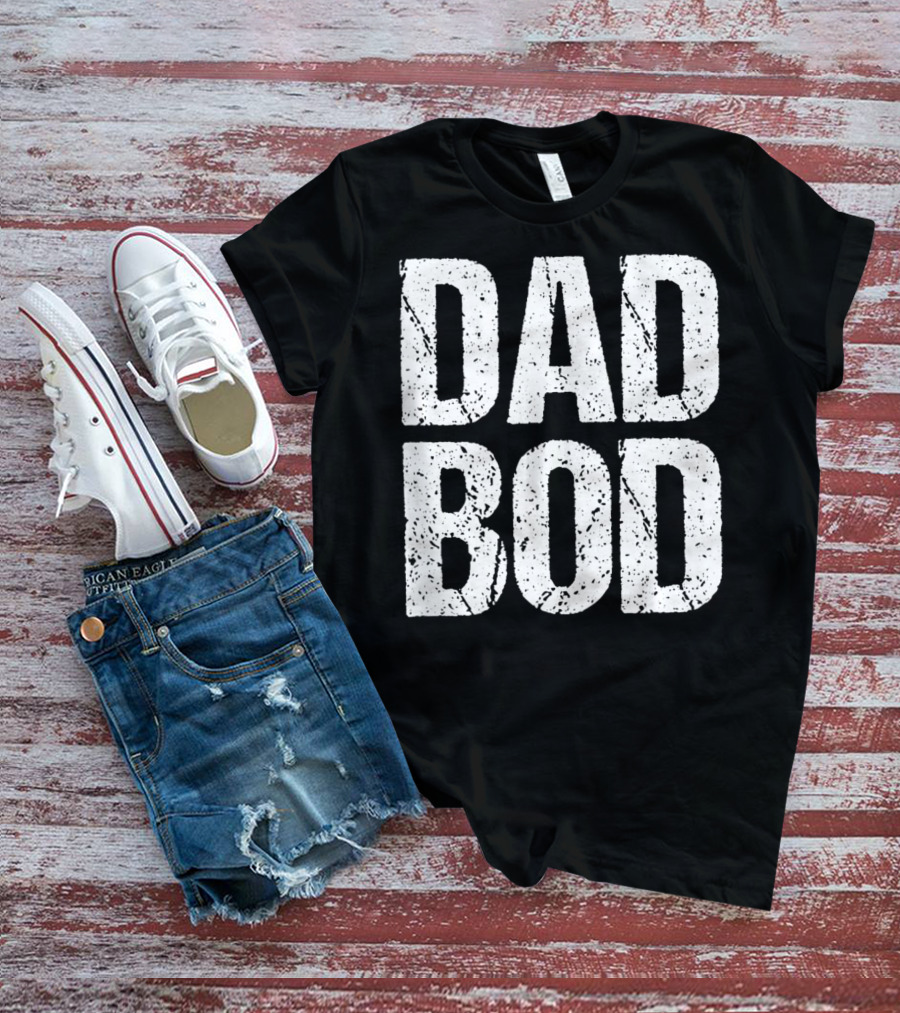 Dad Bod Mens Funny Gym Workout Cheat Day T-Shirt