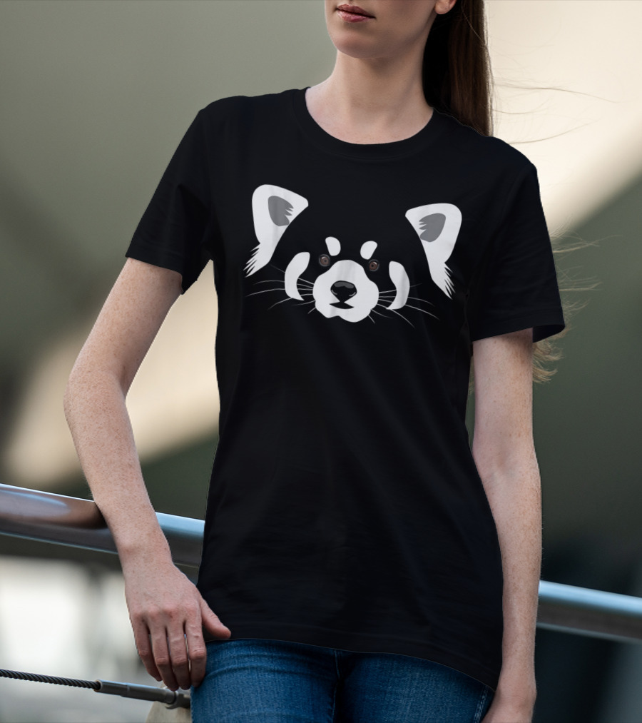 Red Panda Face T-Shirt