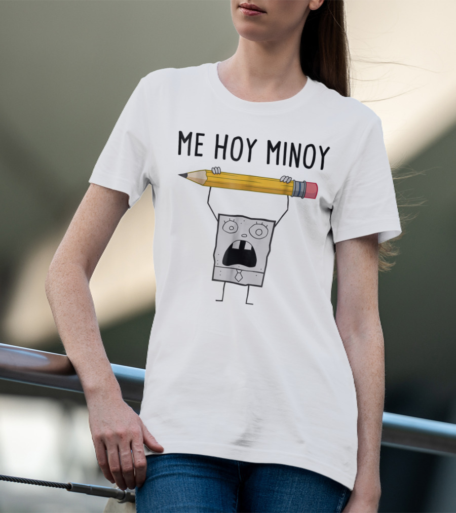Spongebob Squarepants Doodlebob Me Hoy Minoy Pencil T-Shirt
