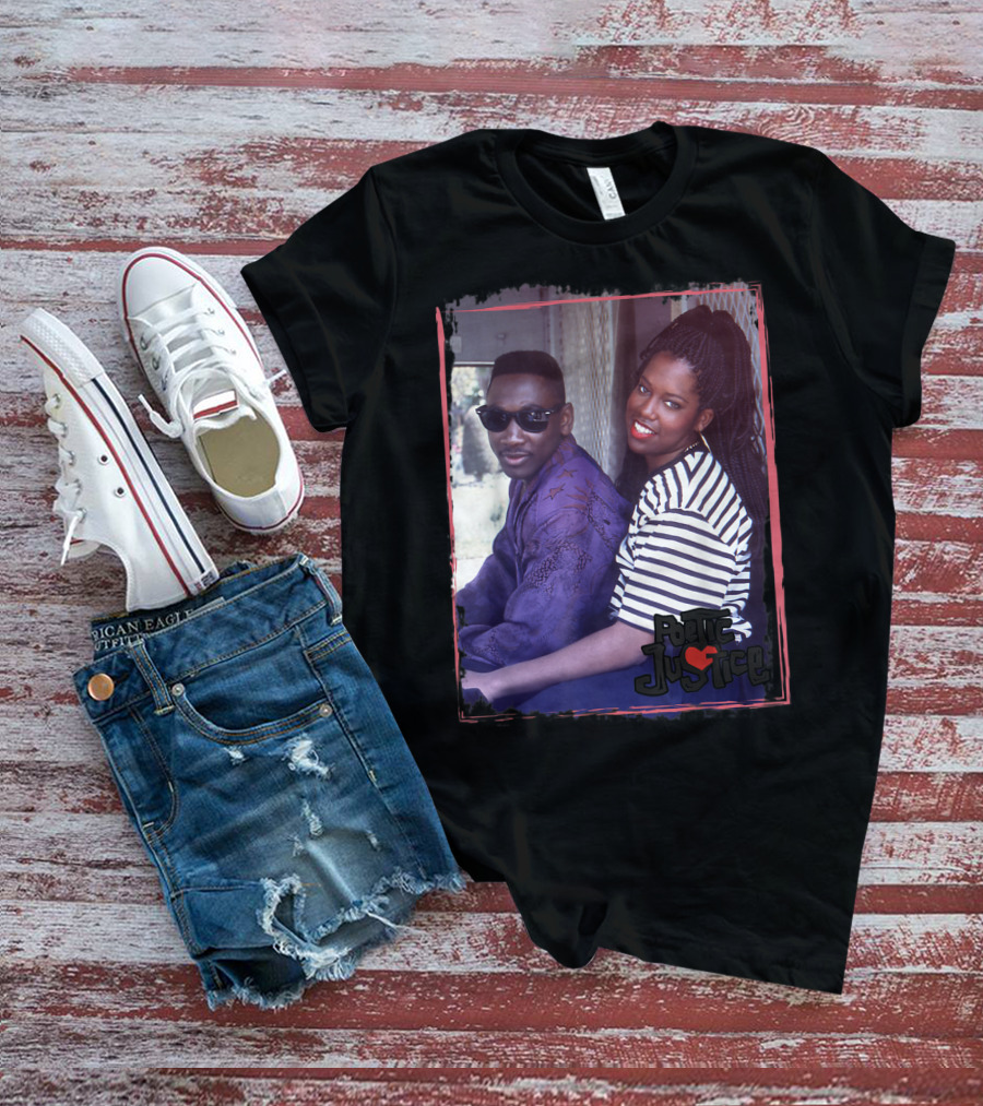 Poetic Justice Photograph With Iesha And Chicago Sitting Together T-Shirt