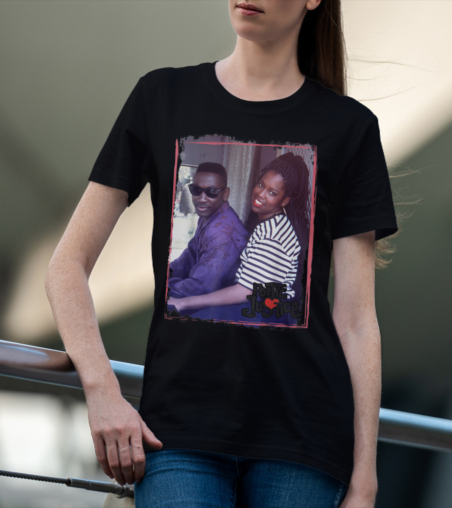 Poetic Justice Photograph With Iesha And Chicago Sitting Together T-Shirt