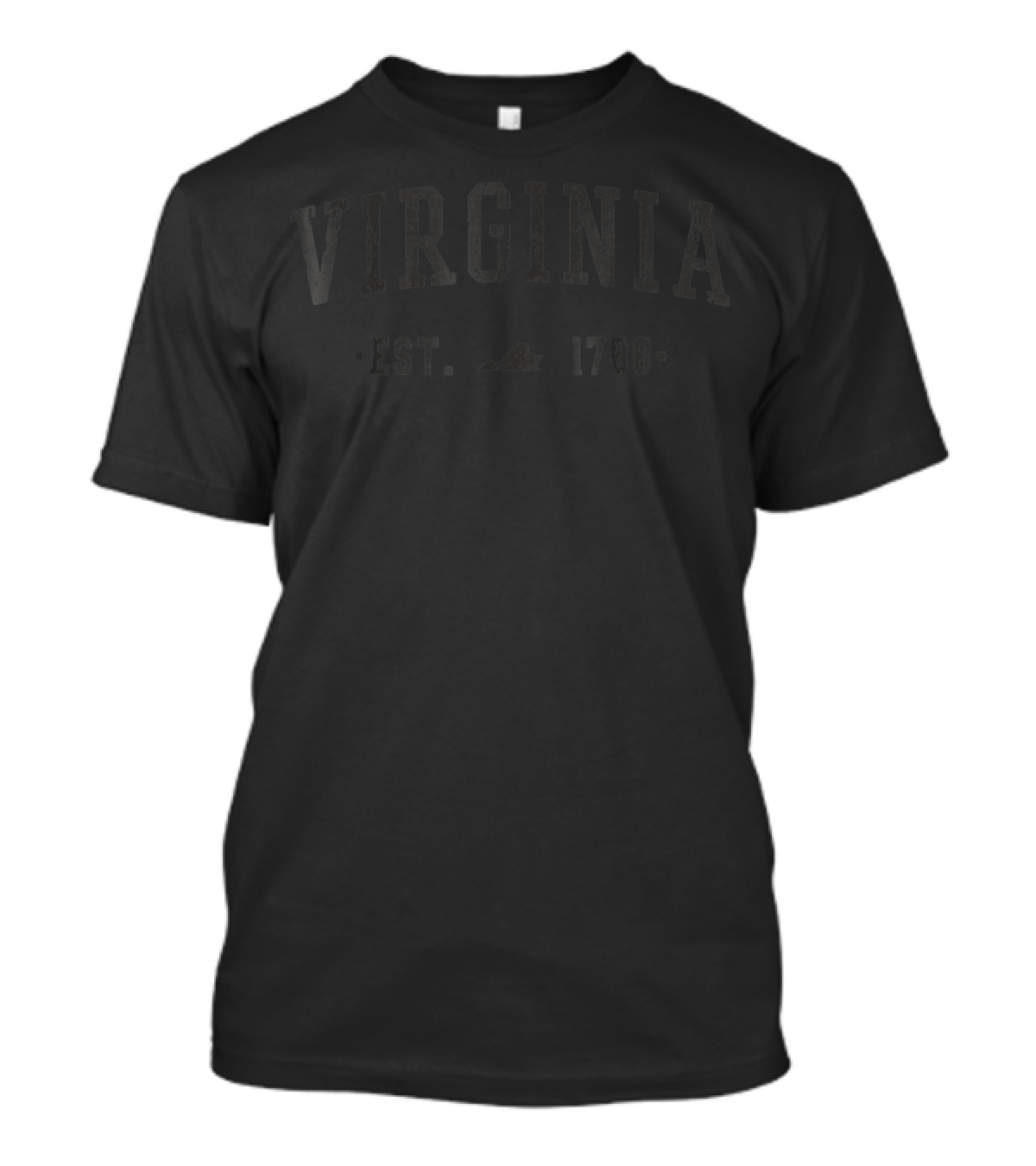 Virginia Est 1788 State Of Virginia With Outline Of The State T-Shirt