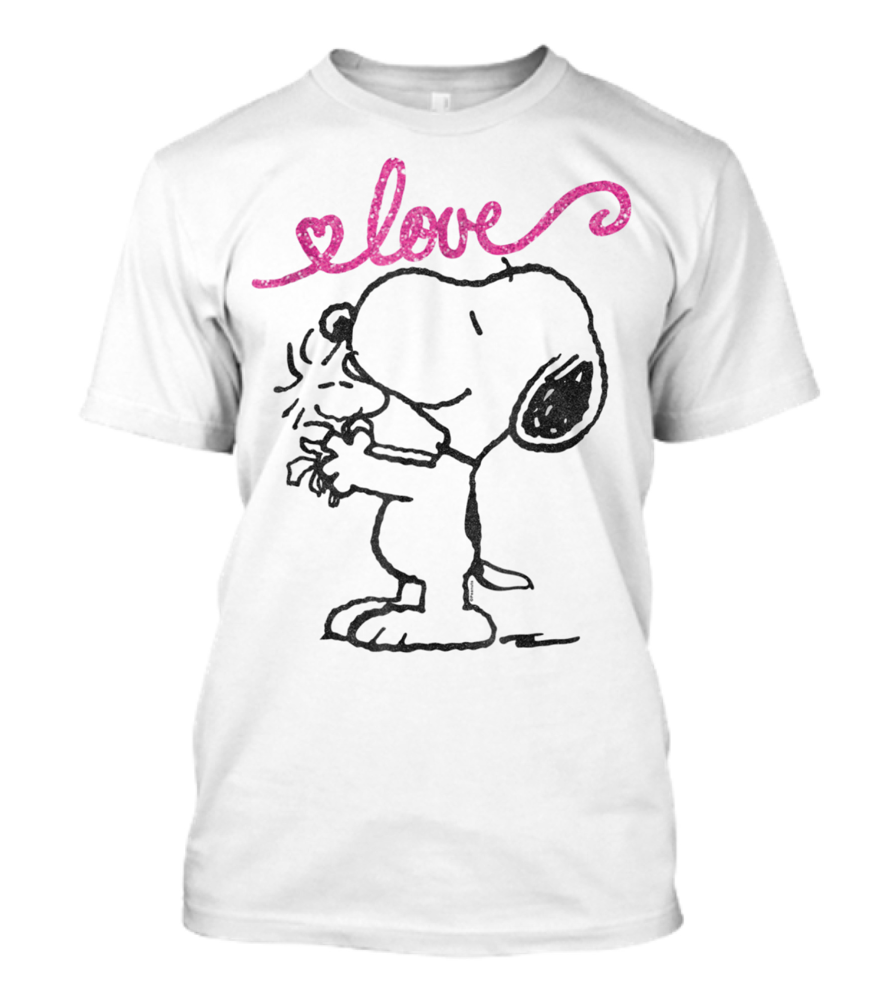 Peanuts Snoopy Woodstock Love Mother's Hug T-Shirt