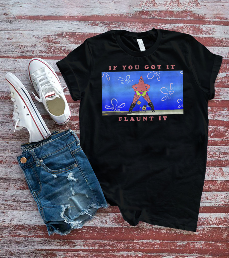SpongeBob SquarePants Patrick Starfishnets If You Got It Flaunt It Tank T-Shirt