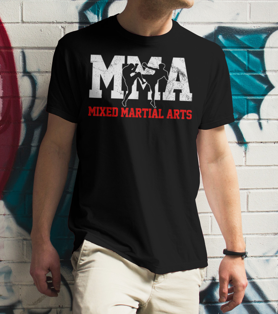MMA Mixed Martial Arts Kickboxin Fighter T-Shirt