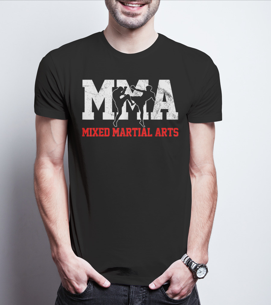 MMA Mixed Martial Arts Kickboxin Fighter T-Shirt