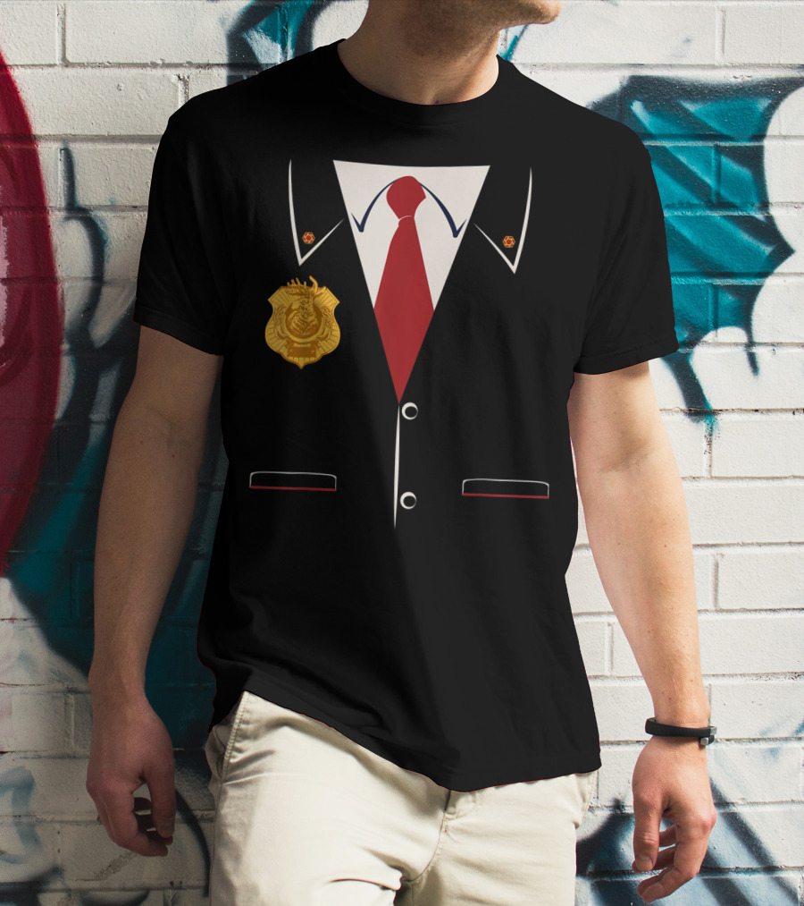 Odd Squad Agent Suit Badge And Tie T-Shirt