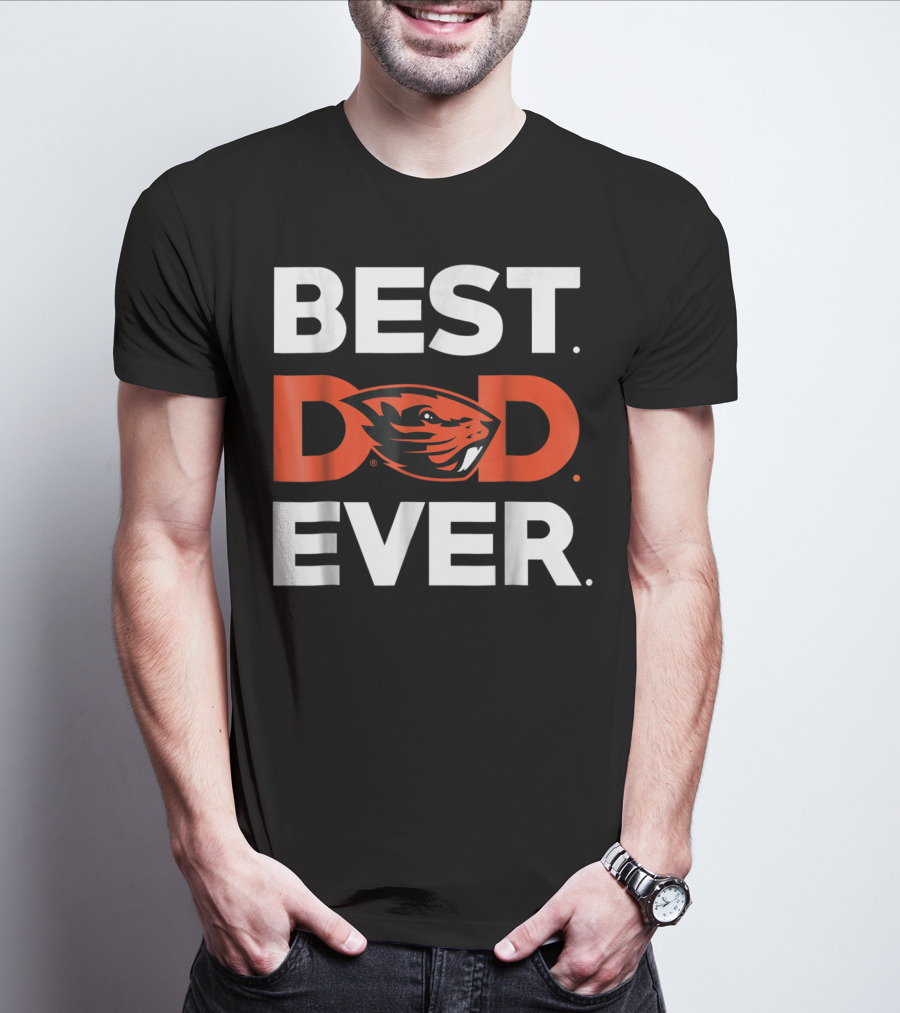 Oregon State Beavers Best Dad Ever T-Shirt