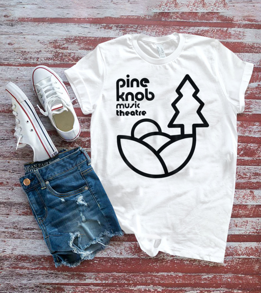 Pine Knob Music Theatre Iconic Tree And Hills T-Shirt