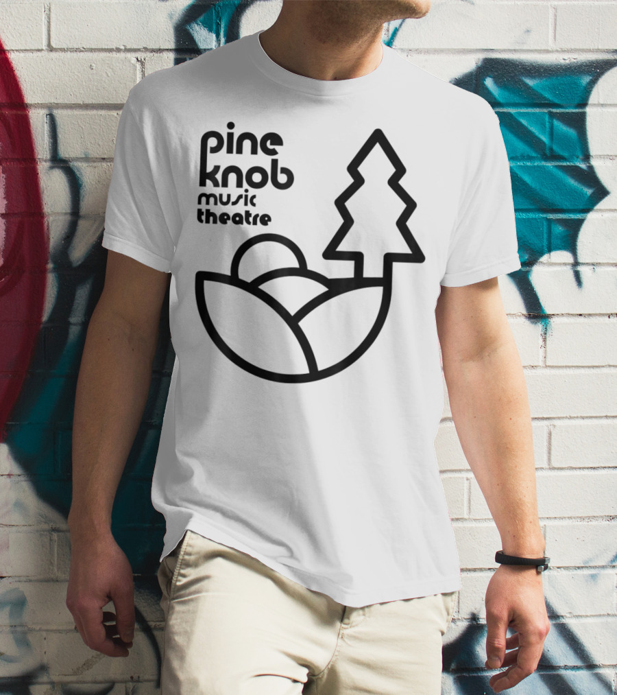 Pine Knob Music Theatre Iconic Tree And Hills T-Shirt