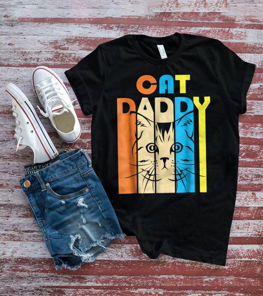CAT DADDY Retro Vintage T-Shirt