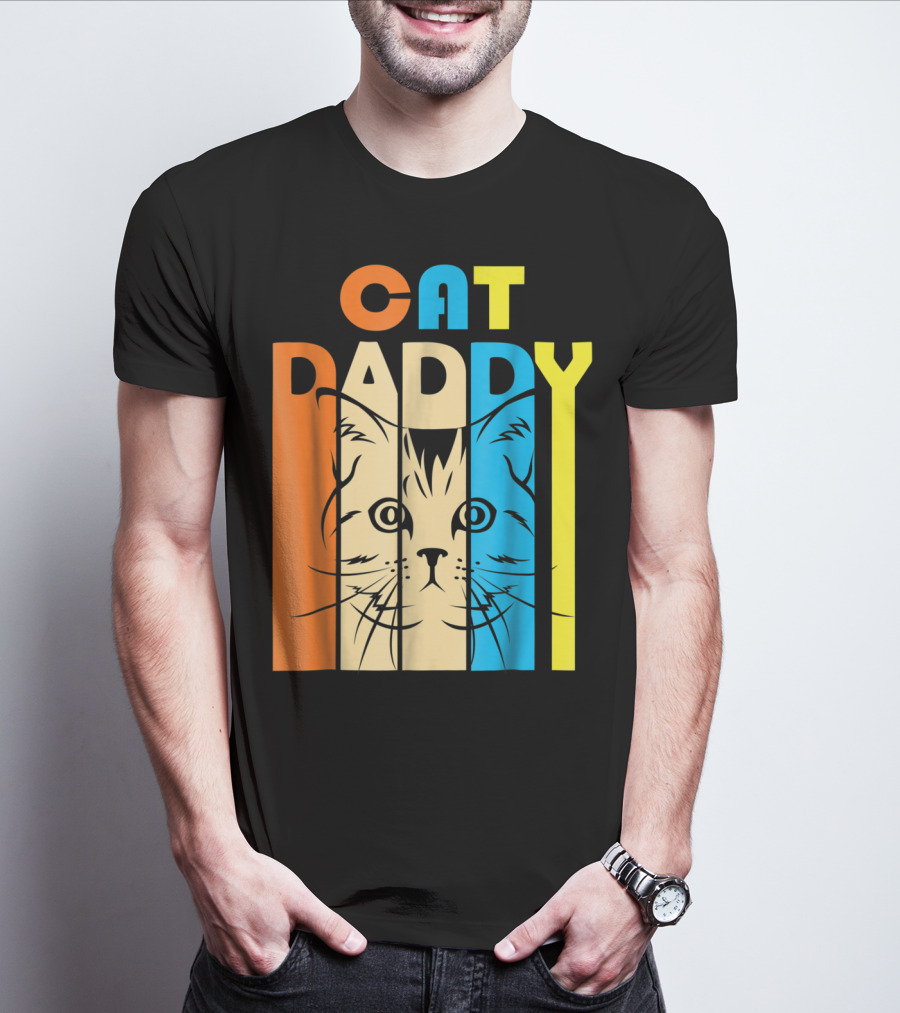 CAT DADDY Retro Vintage T-Shirt