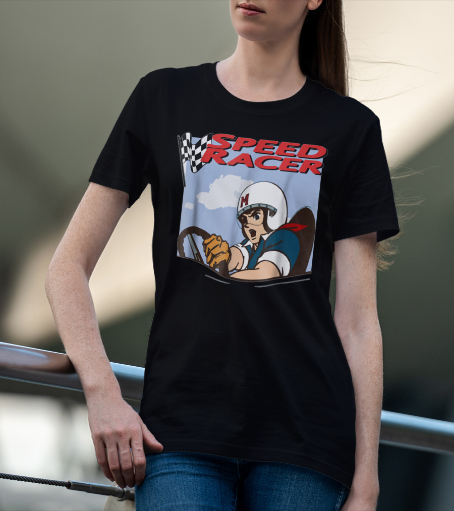 Speed Racer Classic Cartoon Driver Racing Adventure T-Shirt