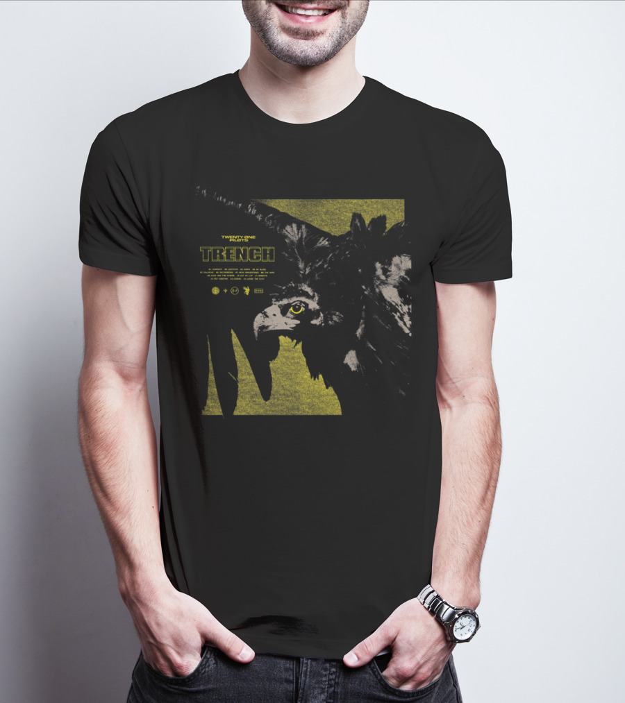 Twenty One Pilots Trench Bird Artwork With Yellow Eye T-Shirt