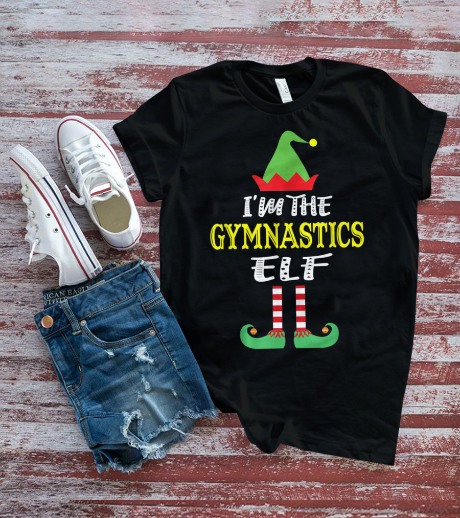 I'm The Gymnastics Elf Family Group Matching T-Shirt