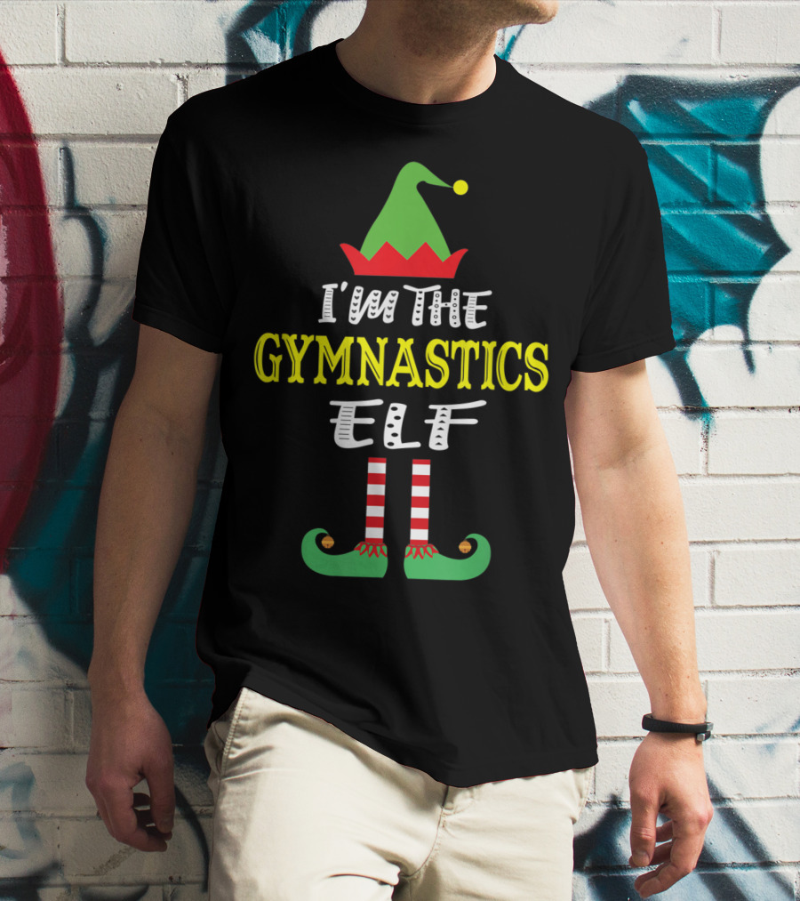 I'm The Gymnastics Elf Family Group Matching T-Shirt