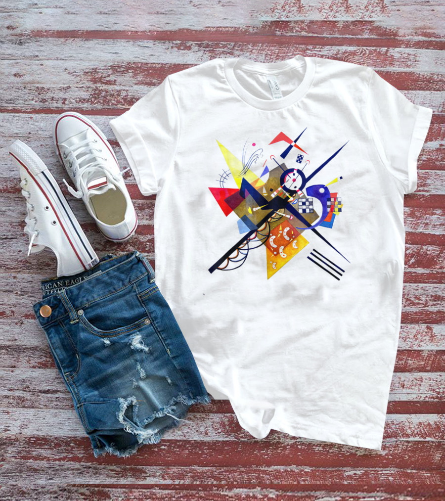 Kandinsky On White Ii 1923 Geometric Abstract Composition T-Shirt
