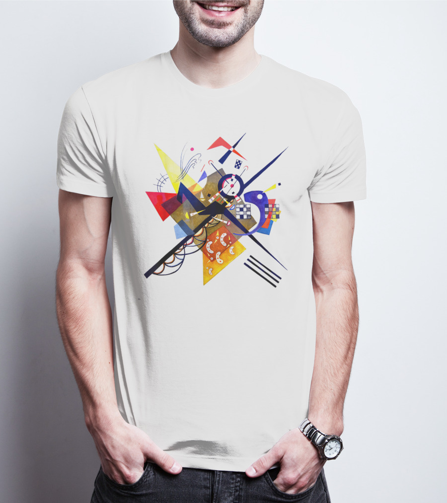 Kandinsky On White Ii 1923 Geometric Abstract Composition T-Shirt