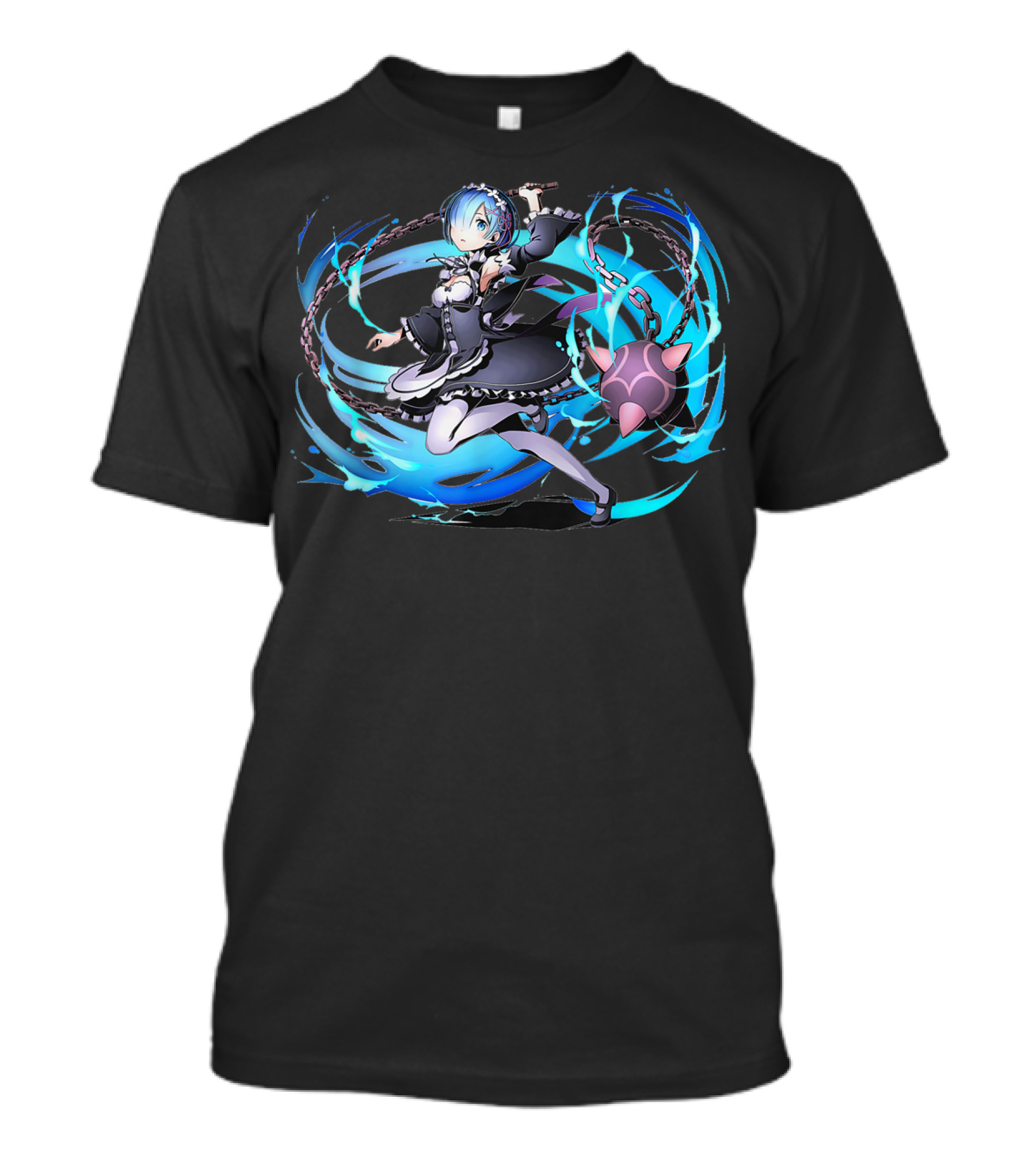 Re Zero Anime Ram Character Dynamic T-Shirt