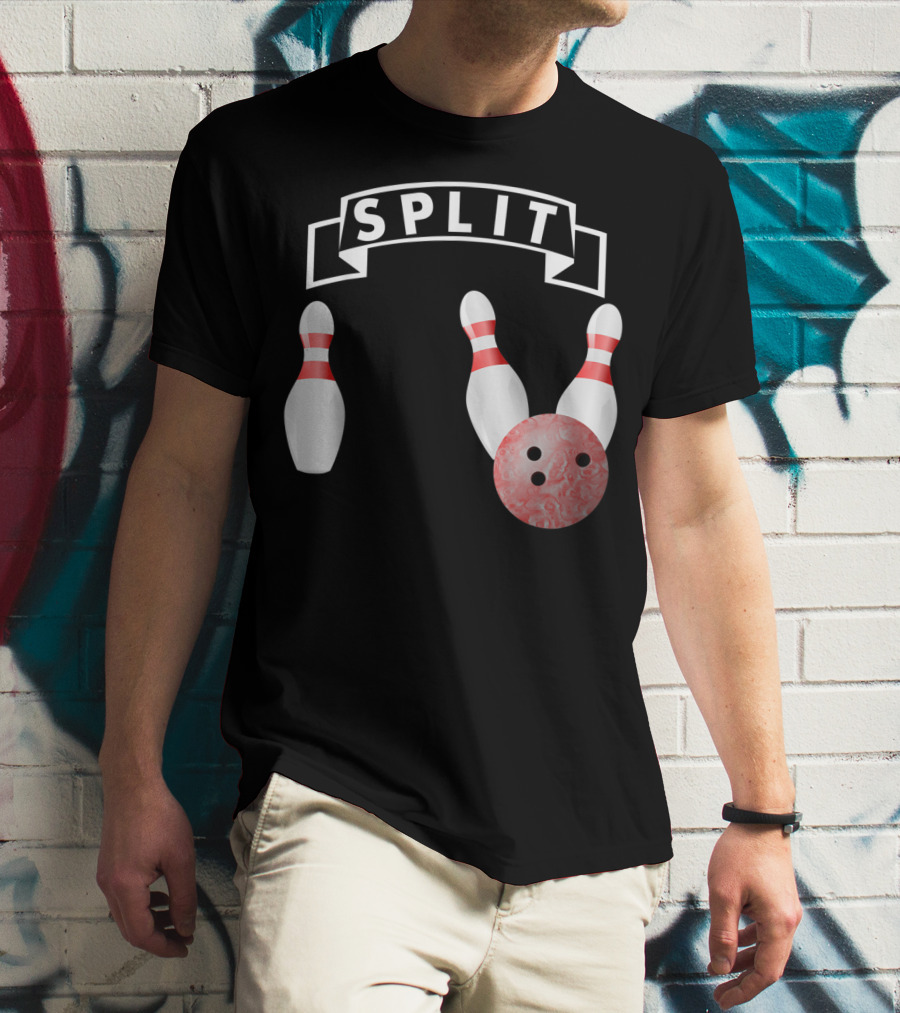 Split Tenpin Bowling T-Shirt