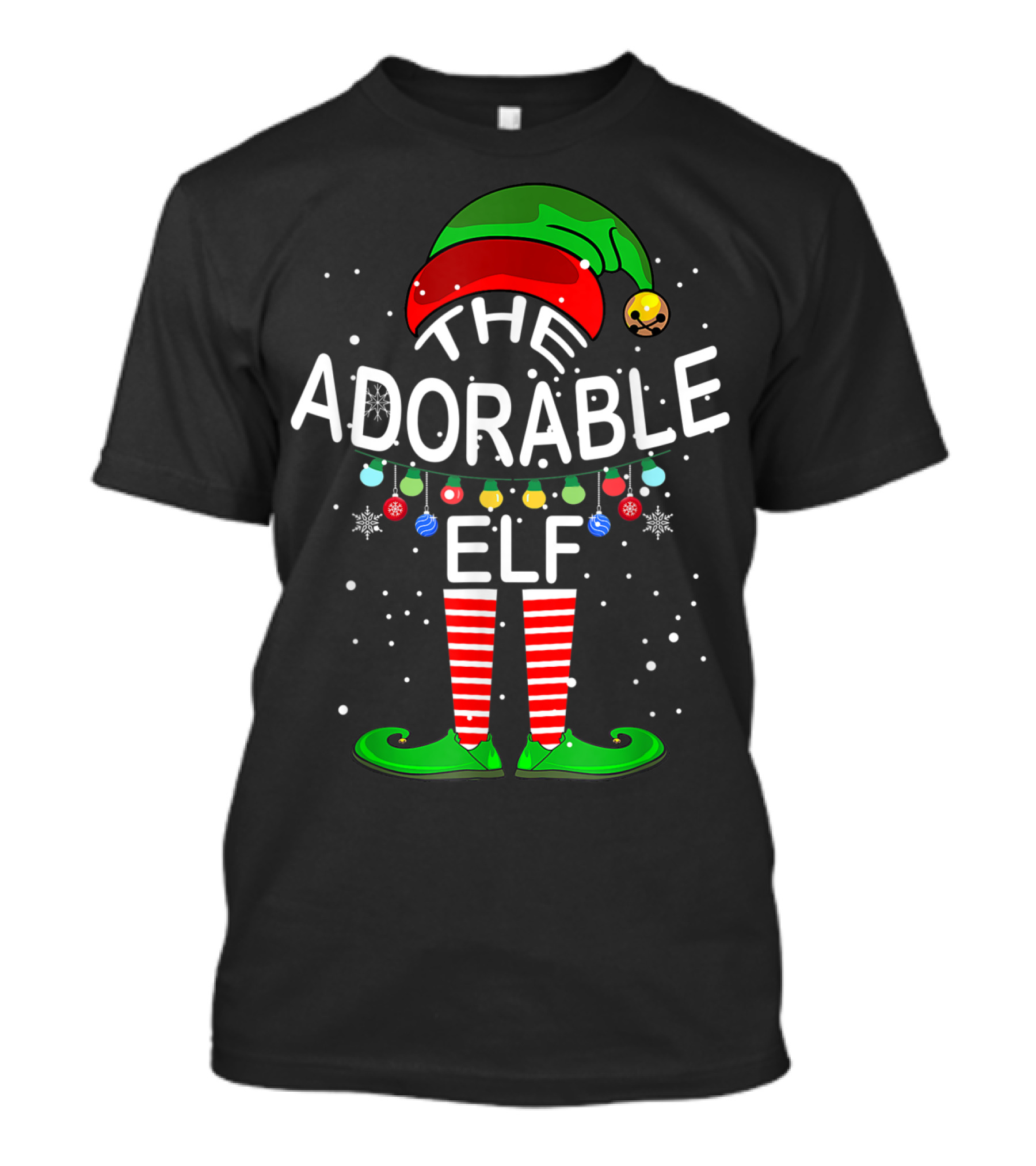 The Adorable Elf Christmas Family Matching T-Shirt