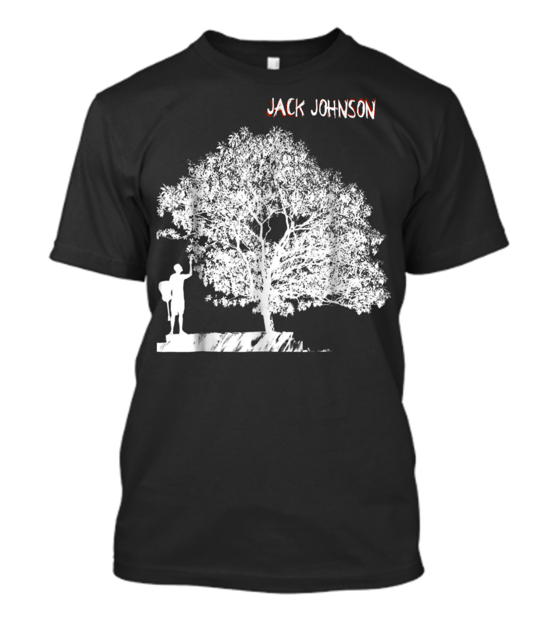 Jack Johnson Silhouette Under Tree T-Shirt