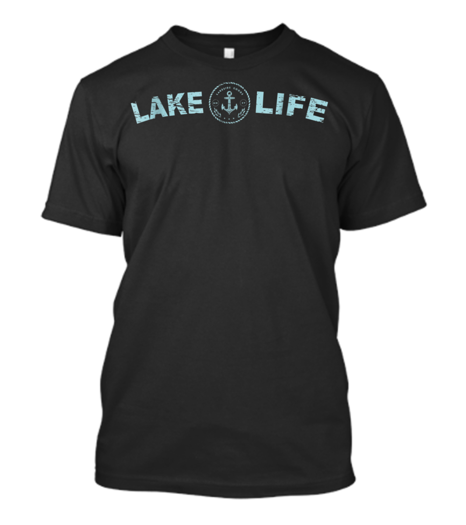 Lake Life Weathered Anchor Emblem T-Shirt