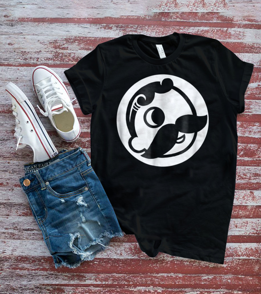 Natty Boh Mascot Icon Mustache Circle T-Shirt