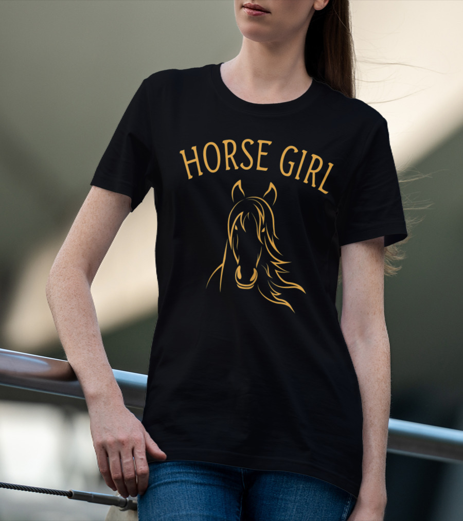 Horse Girl Funny Horse Lovers T-Shirt