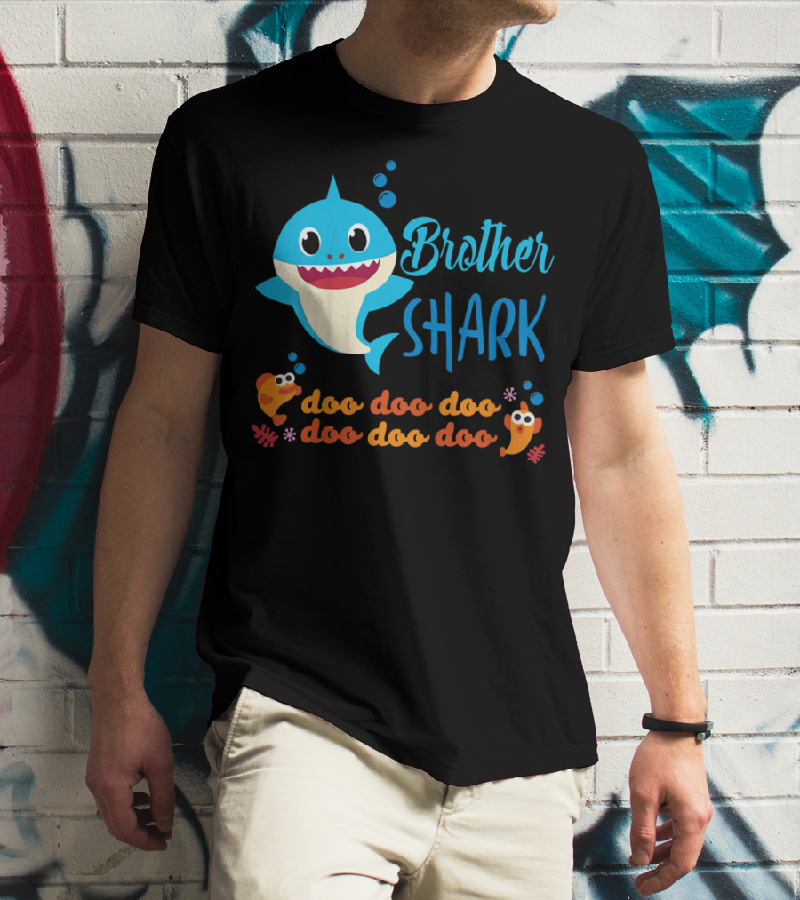 Brother Shark Doo Doo Doo Kids Baby Shark T-Shirt