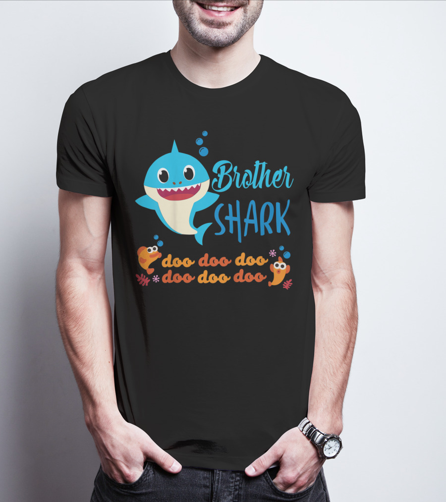 Brother Shark Doo Doo Doo Kids Baby Shark T-Shirt