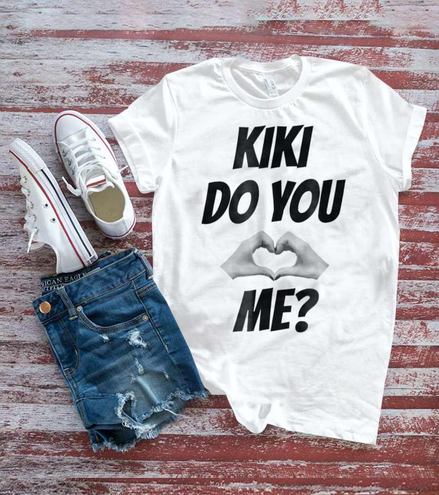 KIKI Do You Love Me Hands Heart Shape T-Shirt
