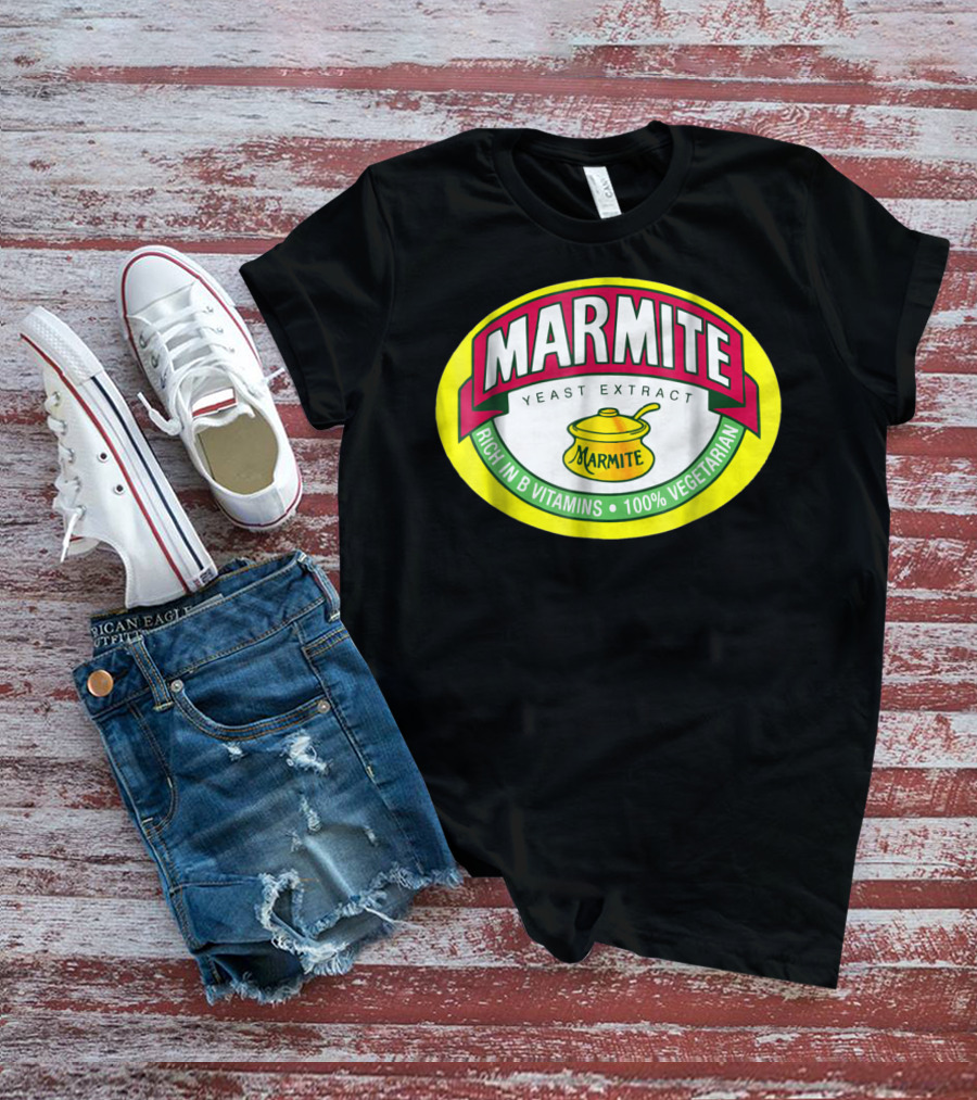 Marmite Yeast Extract Rich In B Vitamins 100% Vegetarian T-Shirt