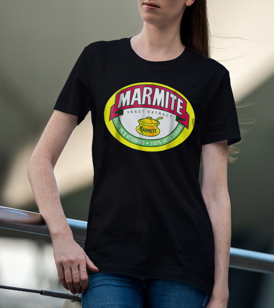 Marmite Yeast Extract Rich In B Vitamins 100% Vegetarian T-Shirt