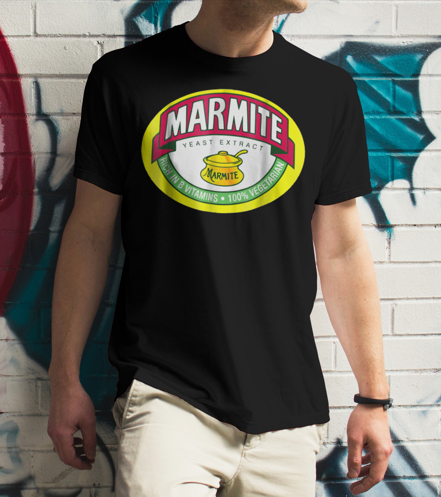 Marmite Yeast Extract Rich In B Vitamins 100% Vegetarian T-Shirt