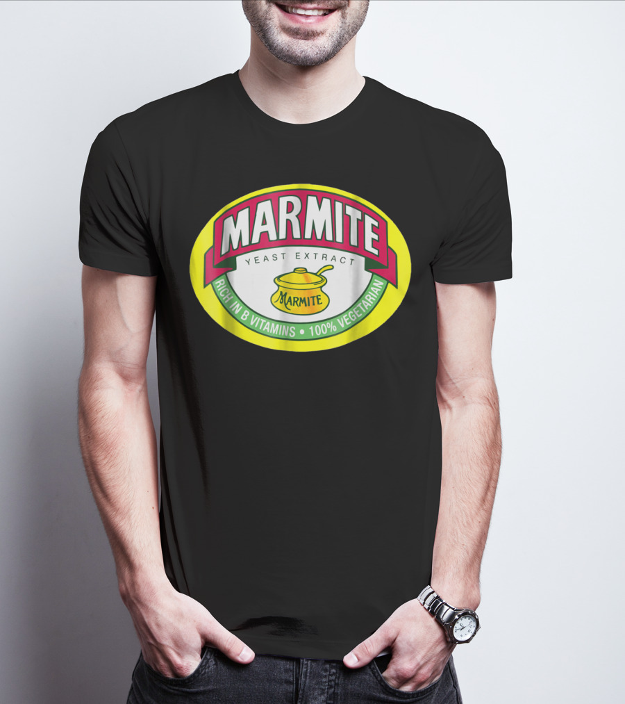 Marmite Yeast Extract Rich In B Vitamins 100% Vegetarian T-Shirt