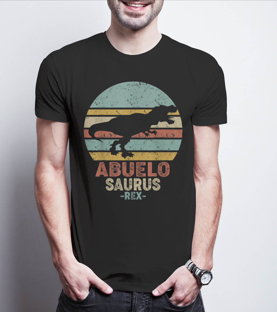 Abuelo Saurus Rex Vintage Dinosaur T-Shirt