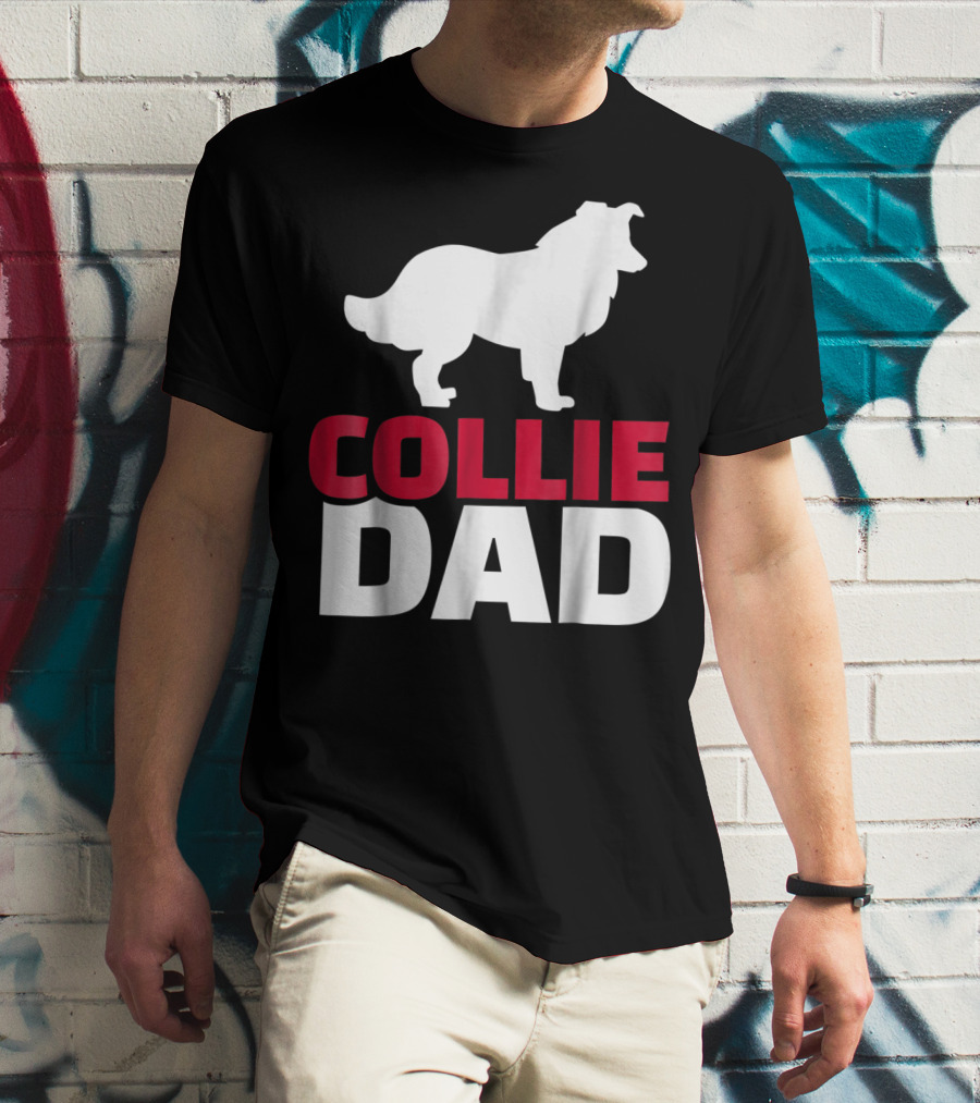 Collie Dad Border Collie T-Shirt