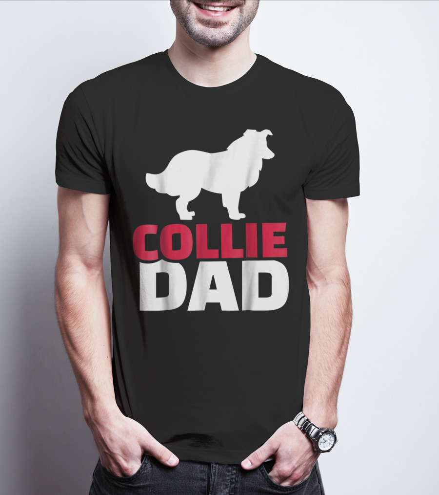 Collie Dad Border Collie T-Shirt