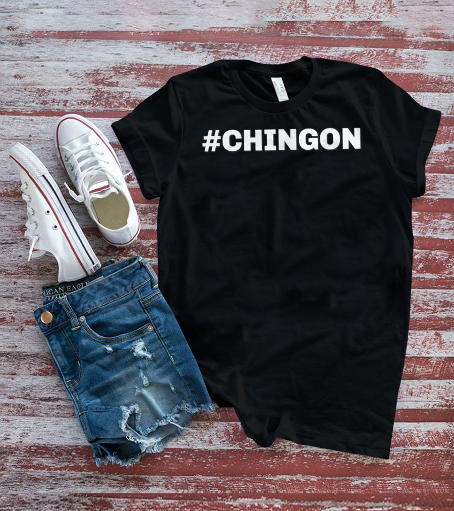Mens Camisa Divertida Chingon Funny Hashtag T-Shirt